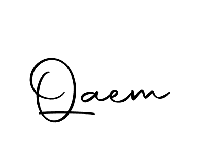 Make a beautiful signature design for name Qaem. With this signature (Autography-DOLnW) style, you can create a handwritten signature for free. Qaem signature style 10 images and pictures png