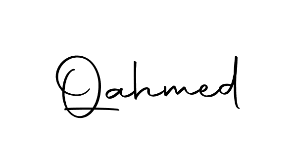 if you are searching for the best signature style for your name Qahmed. so please give up your signature search. here we have designed multiple signature styles  using Autography-DOLnW. Qahmed signature style 10 images and pictures png
