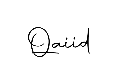 Design your own signature with our free online signature maker. With this signature software, you can create a handwritten (Autography-DOLnW) signature for name Qaiid. Qaiid signature style 10 images and pictures png