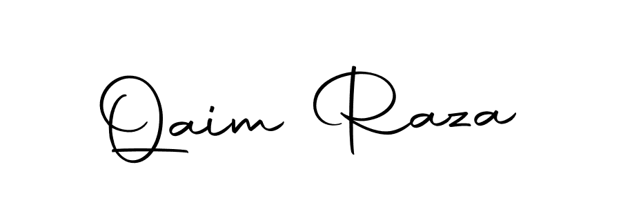 Design your own signature with our free online signature maker. With this signature software, you can create a handwritten (Autography-DOLnW) signature for name Qaim Raza. Qaim Raza signature style 10 images and pictures png