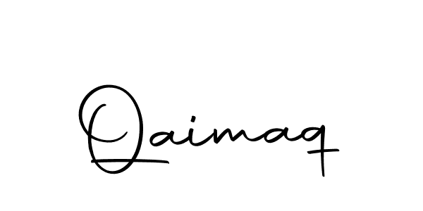 Qaimaq stylish signature style. Best Handwritten Sign (Autography-DOLnW) for my name. Handwritten Signature Collection Ideas for my name Qaimaq. Qaimaq signature style 10 images and pictures png
