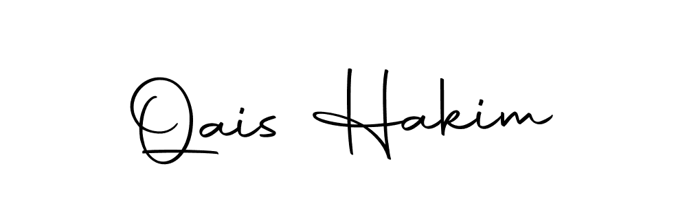 Use a signature maker to create a handwritten signature online. With this signature software, you can design (Autography-DOLnW) your own signature for name Qais Hakim. Qais Hakim signature style 10 images and pictures png