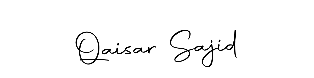 Create a beautiful signature design for name Qaisar Sajid. With this signature (Autography-DOLnW) fonts, you can make a handwritten signature for free. Qaisar Sajid signature style 10 images and pictures png