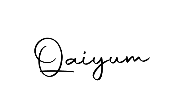 Also we have Qaiyum name is the best signature style. Create professional handwritten signature collection using Autography-DOLnW autograph style. Qaiyum signature style 10 images and pictures png