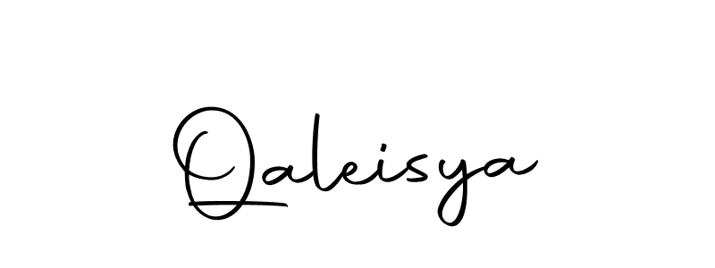 The best way (Autography-DOLnW) to make a short signature is to pick only two or three words in your name. The name Qaleisya include a total of six letters. For converting this name. Qaleisya signature style 10 images and pictures png