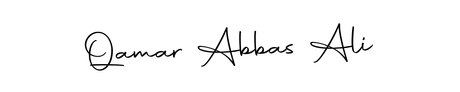 Qamar Abbas Ali stylish signature style. Best Handwritten Sign (Autography-DOLnW) for my name. Handwritten Signature Collection Ideas for my name Qamar Abbas Ali. Qamar Abbas Ali signature style 10 images and pictures png