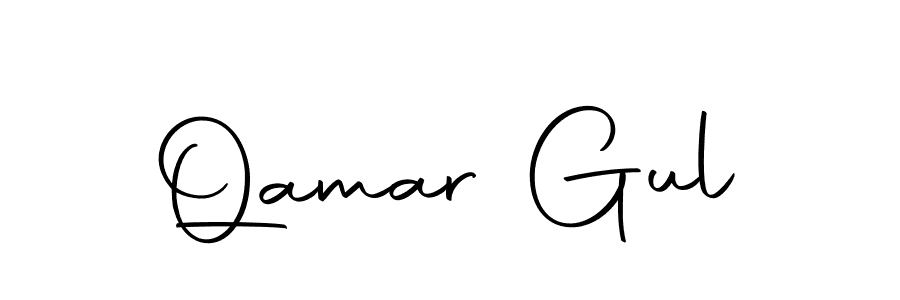 Qamar Gul stylish signature style. Best Handwritten Sign (Autography-DOLnW) for my name. Handwritten Signature Collection Ideas for my name Qamar Gul. Qamar Gul signature style 10 images and pictures png