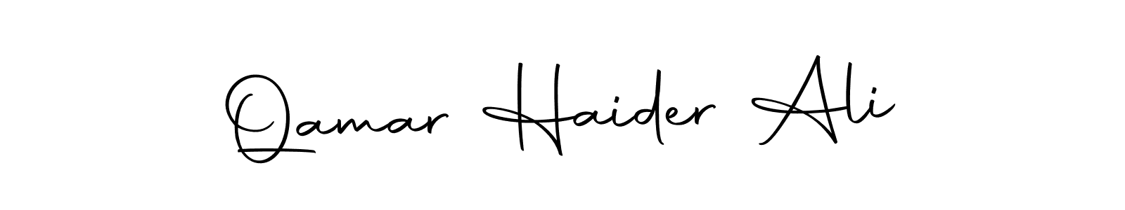 if you are searching for the best signature style for your name Qamar Haider Ali. so please give up your signature search. here we have designed multiple signature styles  using Autography-DOLnW. Qamar Haider Ali signature style 10 images and pictures png