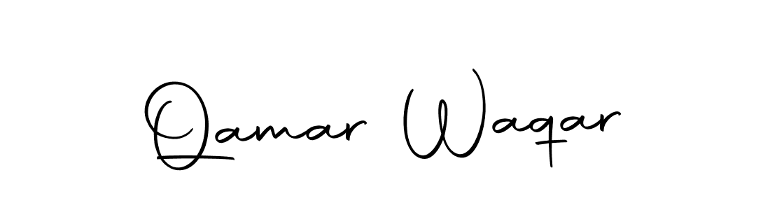 This is the best signature style for the Qamar Waqar name. Also you like these signature font (Autography-DOLnW). Mix name signature. Qamar Waqar signature style 10 images and pictures png