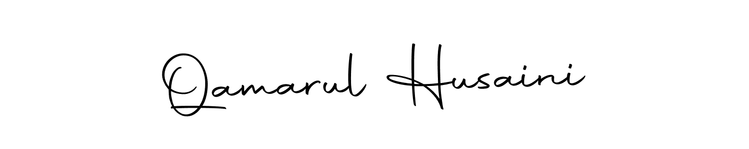 Similarly Autography-DOLnW is the best handwritten signature design. Signature creator online .You can use it as an online autograph creator for name Qamarul Husaini. Qamarul Husaini signature style 10 images and pictures png