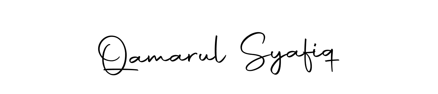 if you are searching for the best signature style for your name Qamarul Syafiq. so please give up your signature search. here we have designed multiple signature styles  using Autography-DOLnW. Qamarul Syafiq signature style 10 images and pictures png