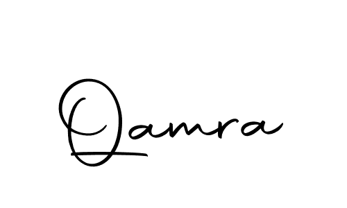 Qamra stylish signature style. Best Handwritten Sign (Autography-DOLnW) for my name. Handwritten Signature Collection Ideas for my name Qamra. Qamra signature style 10 images and pictures png