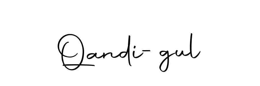 How to make Qandi-gul signature? Autography-DOLnW is a professional autograph style. Create handwritten signature for Qandi-gul name. Qandi-gul signature style 10 images and pictures png