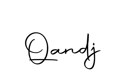 Qandj stylish signature style. Best Handwritten Sign (Autography-DOLnW) for my name. Handwritten Signature Collection Ideas for my name Qandj. Qandj signature style 10 images and pictures png