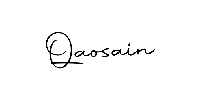 Also we have Qaosain name is the best signature style. Create professional handwritten signature collection using Autography-DOLnW autograph style. Qaosain signature style 10 images and pictures png
