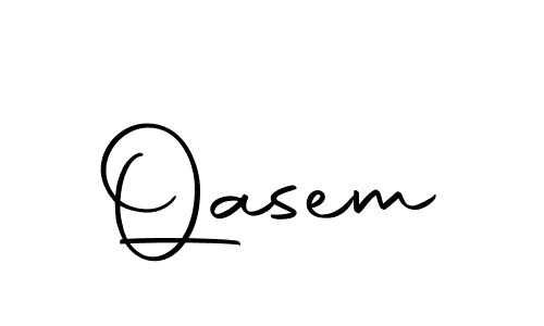 You should practise on your own different ways (Autography-DOLnW) to write your name (Qasem) in signature. don't let someone else do it for you. Qasem signature style 10 images and pictures png