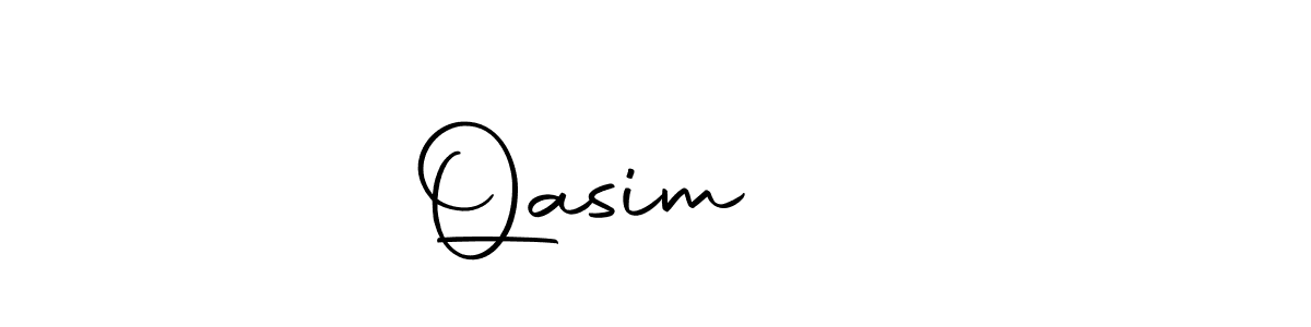 Design your own signature with our free online signature maker. With this signature software, you can create a handwritten (Autography-DOLnW) signature for name Qasim گجر. Qasim گجر signature style 10 images and pictures png