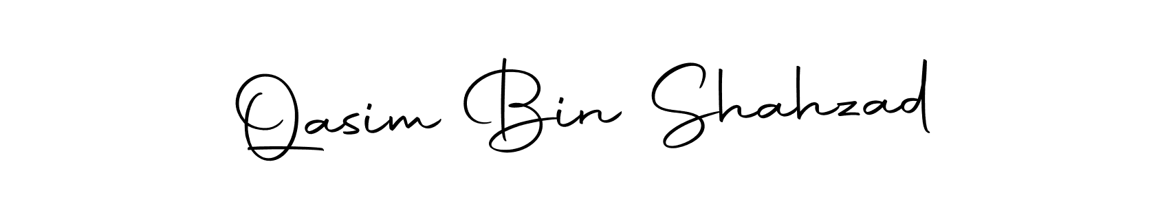 The best way (Autography-DOLnW) to make a short signature is to pick only two or three words in your name. The name Qasim Bin Shahzad include a total of six letters. For converting this name. Qasim Bin Shahzad signature style 10 images and pictures png