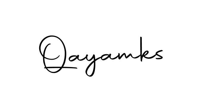 if you are searching for the best signature style for your name Qayamks. so please give up your signature search. here we have designed multiple signature styles  using Autography-DOLnW. Qayamks signature style 10 images and pictures png