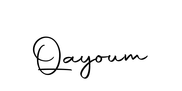 Here are the top 10 professional signature styles for the name Qayoum. These are the best autograph styles you can use for your name. Qayoum signature style 10 images and pictures png