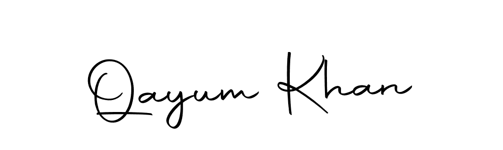 Make a beautiful signature design for name Qayum Khan. Use this online signature maker to create a handwritten signature for free. Qayum Khan signature style 10 images and pictures png