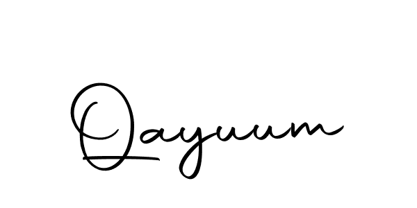 Qayuum stylish signature style. Best Handwritten Sign (Autography-DOLnW) for my name. Handwritten Signature Collection Ideas for my name Qayuum. Qayuum signature style 10 images and pictures png