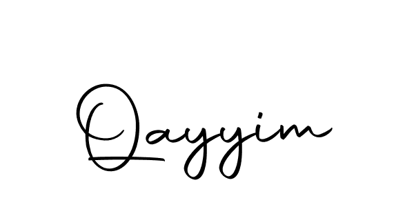 How to make Qayyim signature? Autography-DOLnW is a professional autograph style. Create handwritten signature for Qayyim name. Qayyim signature style 10 images and pictures png