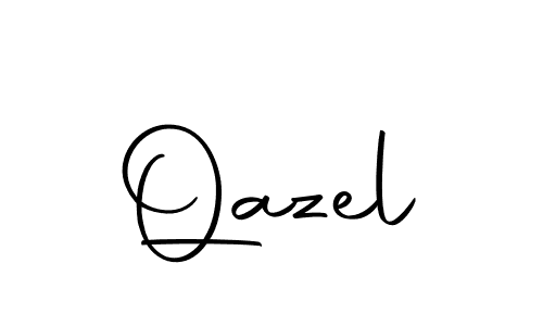 Make a beautiful signature design for name Qazel. With this signature (Autography-DOLnW) style, you can create a handwritten signature for free. Qazel signature style 10 images and pictures png