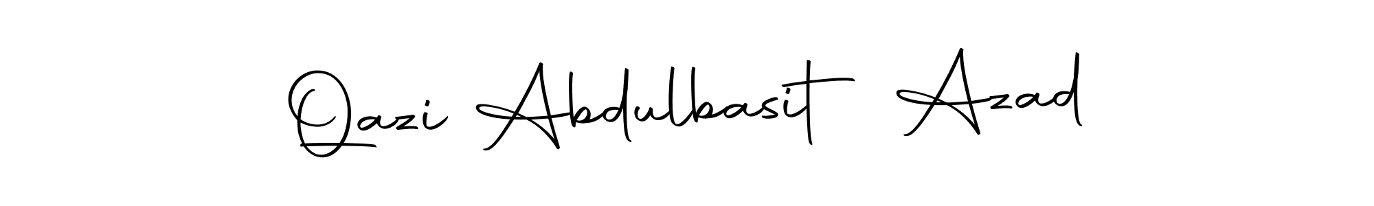 The best way (Autography-DOLnW) to make a short signature is to pick only two or three words in your name. The name Qazi Abdulbasit Azad include a total of six letters. For converting this name. Qazi Abdulbasit Azad signature style 10 images and pictures png