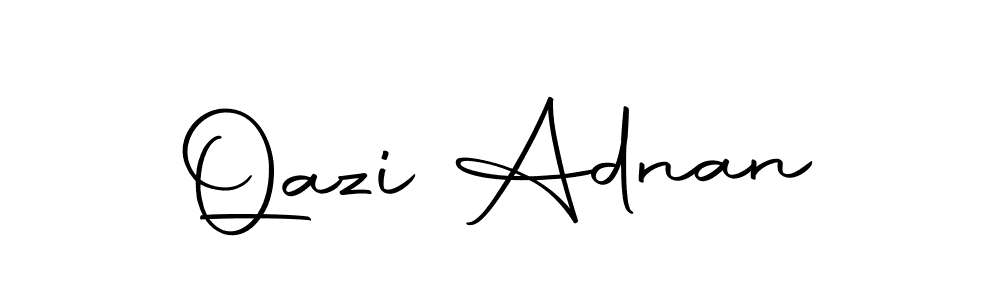 Make a short Qazi Adnan signature style. Manage your documents anywhere anytime using Autography-DOLnW. Create and add eSignatures, submit forms, share and send files easily. Qazi Adnan signature style 10 images and pictures png