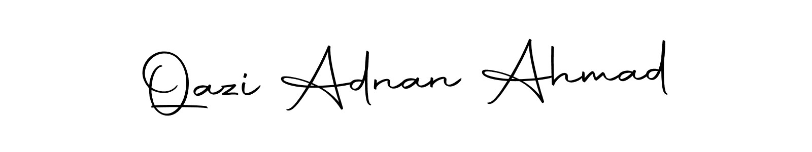 Design your own signature with our free online signature maker. With this signature software, you can create a handwritten (Autography-DOLnW) signature for name Qazi Adnan Ahmad. Qazi Adnan Ahmad signature style 10 images and pictures png