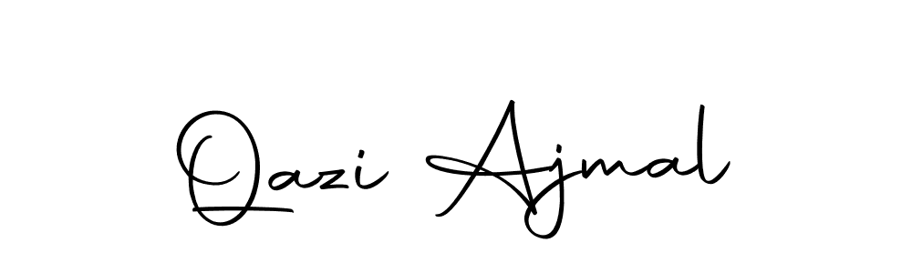 Autography-DOLnW is a professional signature style that is perfect for those who want to add a touch of class to their signature. It is also a great choice for those who want to make their signature more unique. Get Qazi Ajmal name to fancy signature for free. Qazi Ajmal signature style 10 images and pictures png