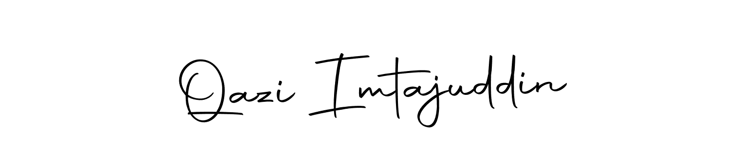 Make a beautiful signature design for name Qazi Imtajuddin. Use this online signature maker to create a handwritten signature for free. Qazi Imtajuddin signature style 10 images and pictures png