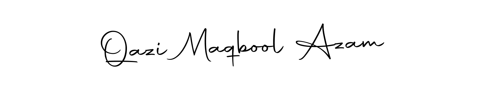 Design your own signature with our free online signature maker. With this signature software, you can create a handwritten (Autography-DOLnW) signature for name Qazi Maqbool Azam. Qazi Maqbool Azam signature style 10 images and pictures png