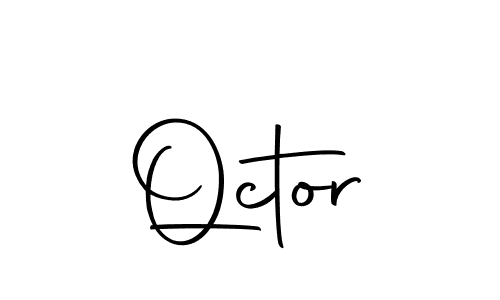 Make a beautiful signature design for name Qctor. With this signature (Autography-DOLnW) style, you can create a handwritten signature for free. Qctor signature style 10 images and pictures png