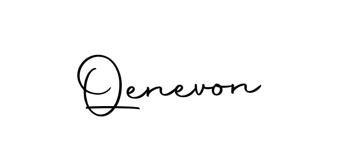 Qenevon stylish signature style. Best Handwritten Sign (Autography-DOLnW) for my name. Handwritten Signature Collection Ideas for my name Qenevon. Qenevon signature style 10 images and pictures png