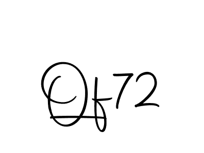 Make a beautiful signature design for name Qf72. With this signature (Autography-DOLnW) style, you can create a handwritten signature for free. Qf72 signature style 10 images and pictures png