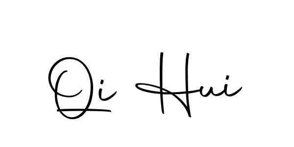 Make a beautiful signature design for name Qi Hui. With this signature (Autography-DOLnW) style, you can create a handwritten signature for free. Qi Hui signature style 10 images and pictures png