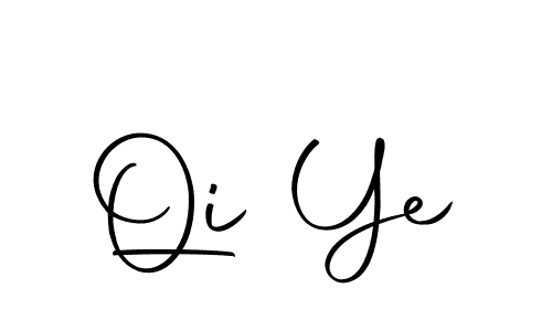 You should practise on your own different ways (Autography-DOLnW) to write your name (Qi Ye) in signature. don't let someone else do it for you. Qi Ye signature style 10 images and pictures png