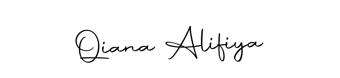You can use this online signature creator to create a handwritten signature for the name Qiana Alifiya. This is the best online autograph maker. Qiana Alifiya signature style 10 images and pictures png