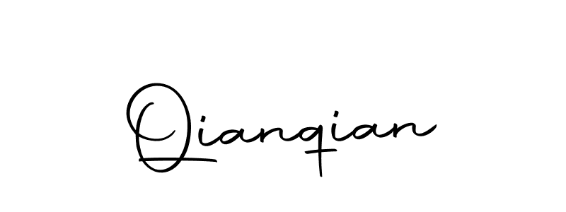 Autography-DOLnW is a professional signature style that is perfect for those who want to add a touch of class to their signature. It is also a great choice for those who want to make their signature more unique. Get Qianqian name to fancy signature for free. Qianqian signature style 10 images and pictures png
