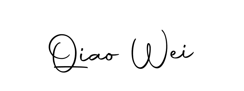 The best way (Autography-DOLnW) to make a short signature is to pick only two or three words in your name. The name Qiao Wei include a total of six letters. For converting this name. Qiao Wei signature style 10 images and pictures png