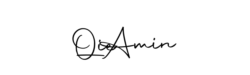 Also You can easily find your signature by using the search form. We will create Qie   Amin name handwritten signature images for you free of cost using Autography-DOLnW sign style. Qie   Amin signature style 10 images and pictures png