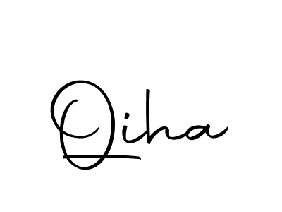 Similarly Autography-DOLnW is the best handwritten signature design. Signature creator online .You can use it as an online autograph creator for name Qiha. Qiha signature style 10 images and pictures png