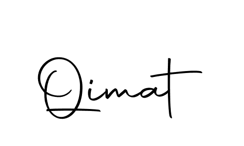 Design your own signature with our free online signature maker. With this signature software, you can create a handwritten (Autography-DOLnW) signature for name Qimat. Qimat signature style 10 images and pictures png