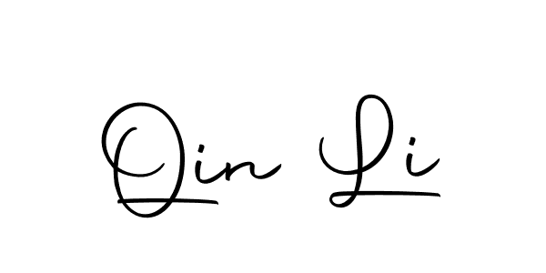 You should practise on your own different ways (Autography-DOLnW) to write your name (Qin Li) in signature. don't let someone else do it for you. Qin Li signature style 10 images and pictures png