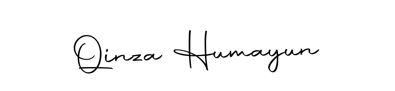 Make a beautiful signature design for name Qinza Humayun. With this signature (Autography-DOLnW) style, you can create a handwritten signature for free. Qinza Humayun signature style 10 images and pictures png