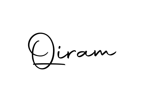 How to make Qiram signature? Autography-DOLnW is a professional autograph style. Create handwritten signature for Qiram name. Qiram signature style 10 images and pictures png