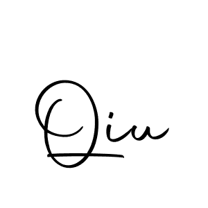 Create a beautiful signature design for name Qiu. With this signature (Autography-DOLnW) fonts, you can make a handwritten signature for free. Qiu signature style 10 images and pictures png