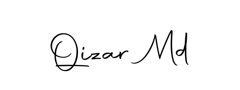 How to make Qizar Md signature? Autography-DOLnW is a professional autograph style. Create handwritten signature for Qizar Md name. Qizar Md signature style 10 images and pictures png